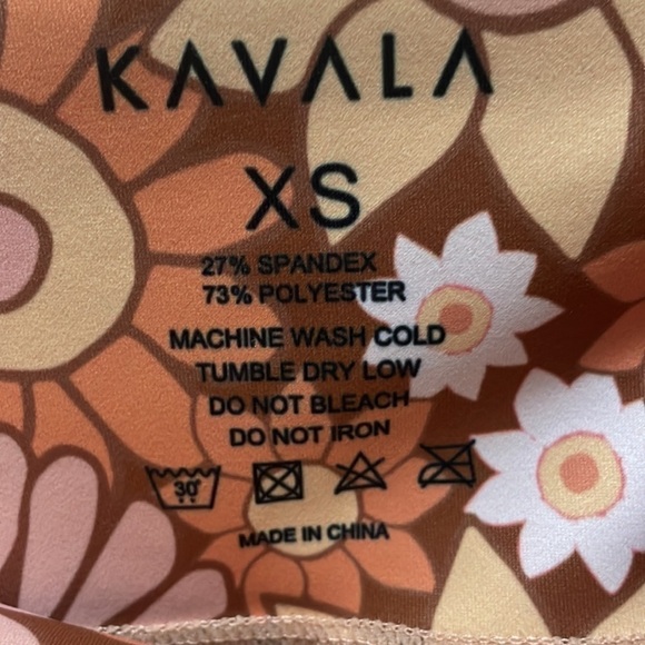 Kavala Flower Power Vintage Leggings Size XS - Picture 7 of 7